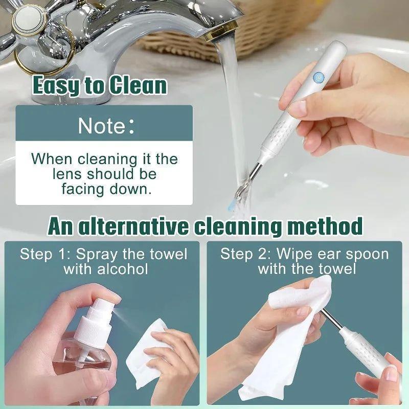 WIFI camera earwax remover N30 Pro with 6 LEDs, 1080P high-d