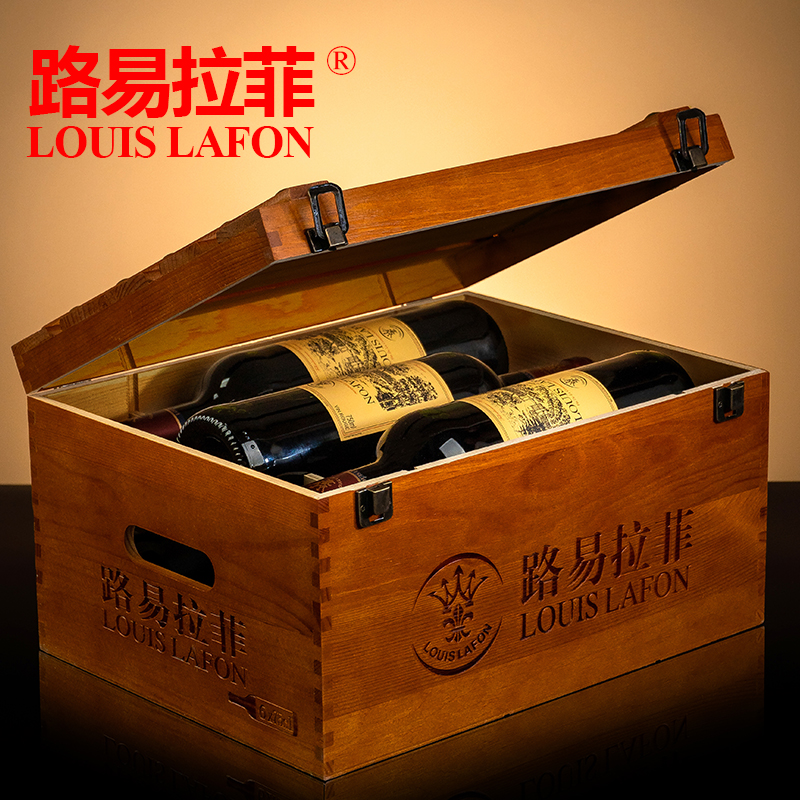 法国原瓶进口正品路易拉菲红酒整箱礼盒装法布朗大使干红葡萄酒