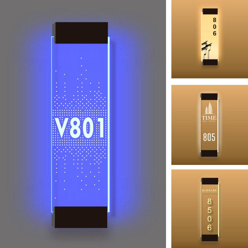 骄众星级酒店发光门牌KTV酒吧包厢门牌号美容院会所VIP提示牌带灯