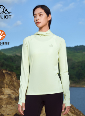 伯希和长袖t恤女长袖Polygiene®抑菌户外速干跑步健身运动上衣
