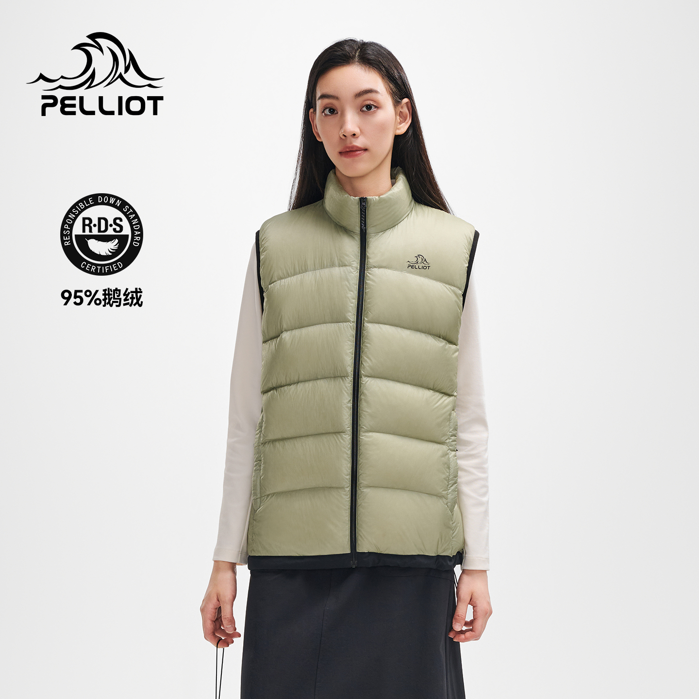 伯希和户外轻薄羽绒马甲鹅绒保暖