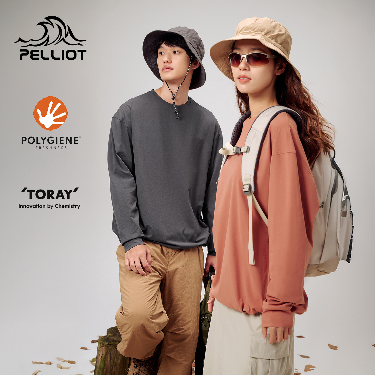 伯希和户外抑菌TORAY速干抗皱T恤