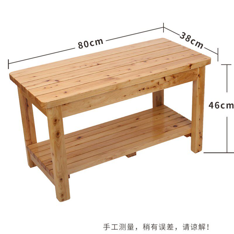 速发香换木换凳凳长高鞋双层置物花架房柏衣凳