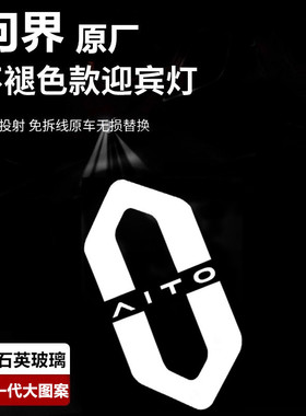 速发适射于ATIO问界M7/用5/迎宾灯赛力斯SF5车门投影镭M氛围灯改