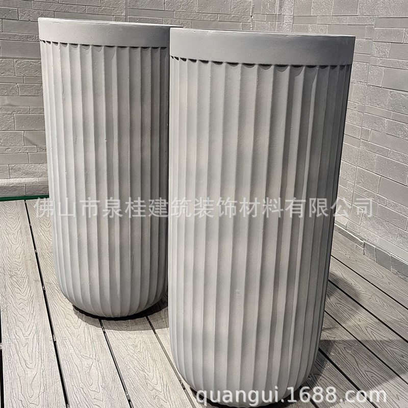 速发新设计粘土纤维花盆植物园艺花盆家庭花园装饰用粘土植物花盆