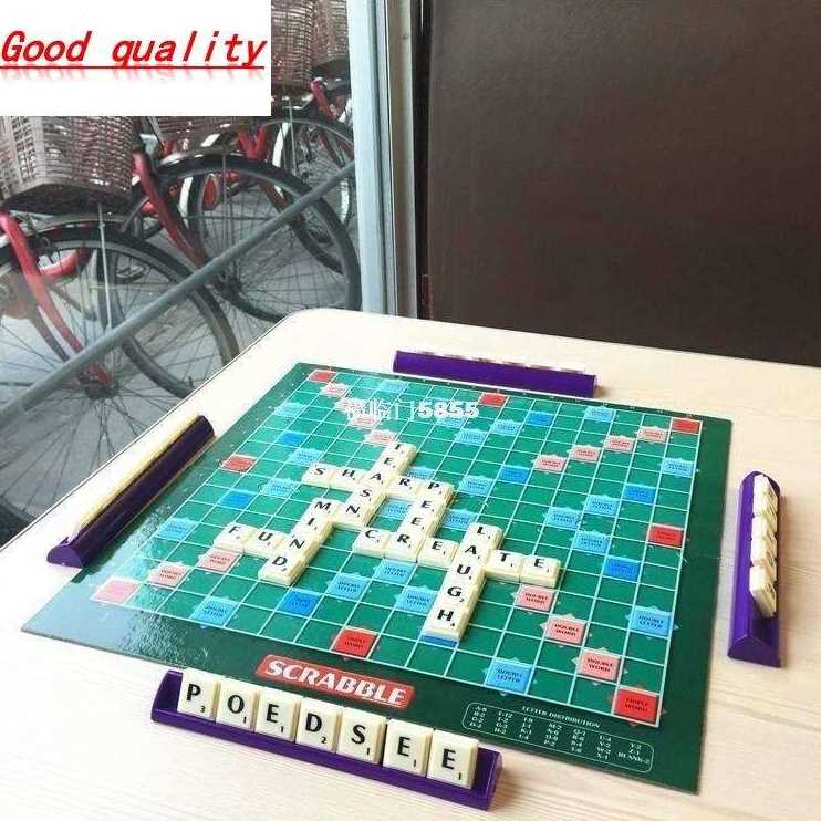 现货速发1 set scrabble tiles bod ga letter puzzle s dier pa