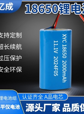 IEC62133CCC认证18650锂电池2000mAh电子产品蓝牙音箱用安全电源
