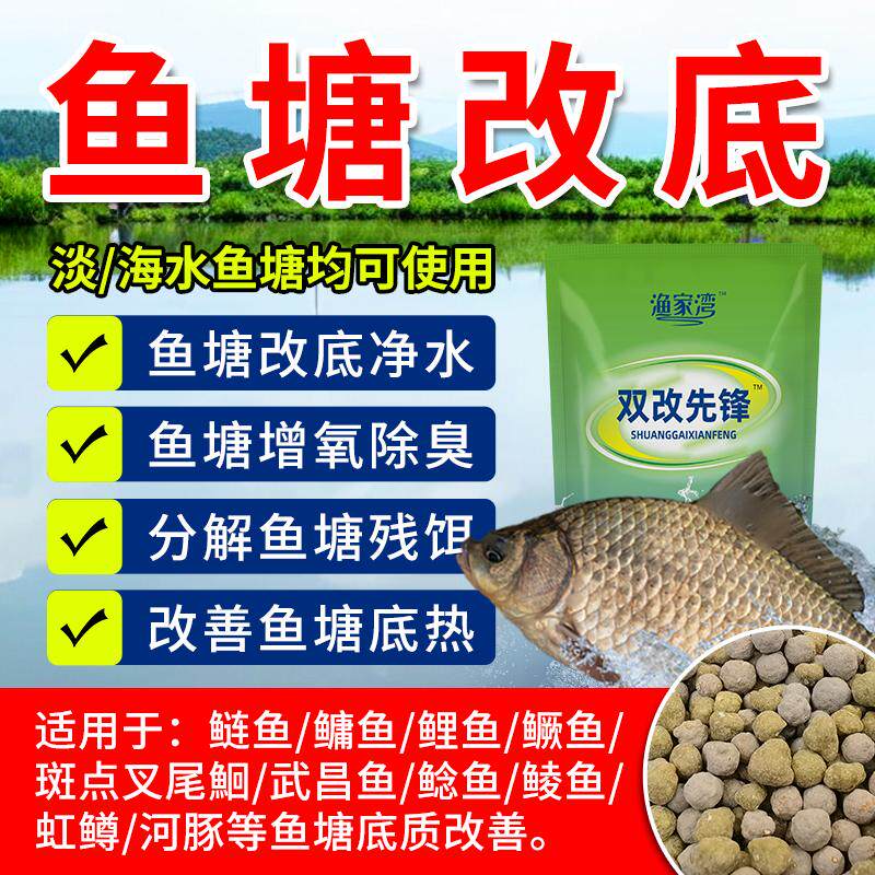 鱼塘改底超强改底解毒净化水质