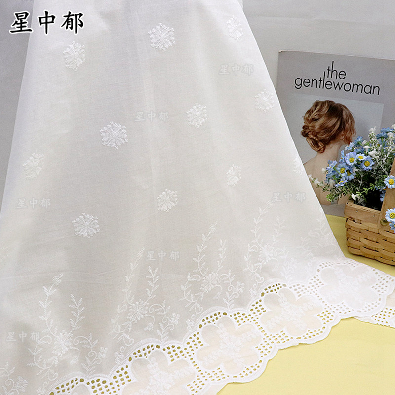 纯棉绣花刺绣面料童装服装
