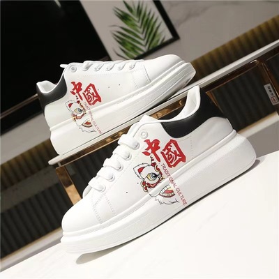 国风国潮小白鞋休闲板鞋新款2025百搭运动女鞋鞋子女情侣男鞋潮流