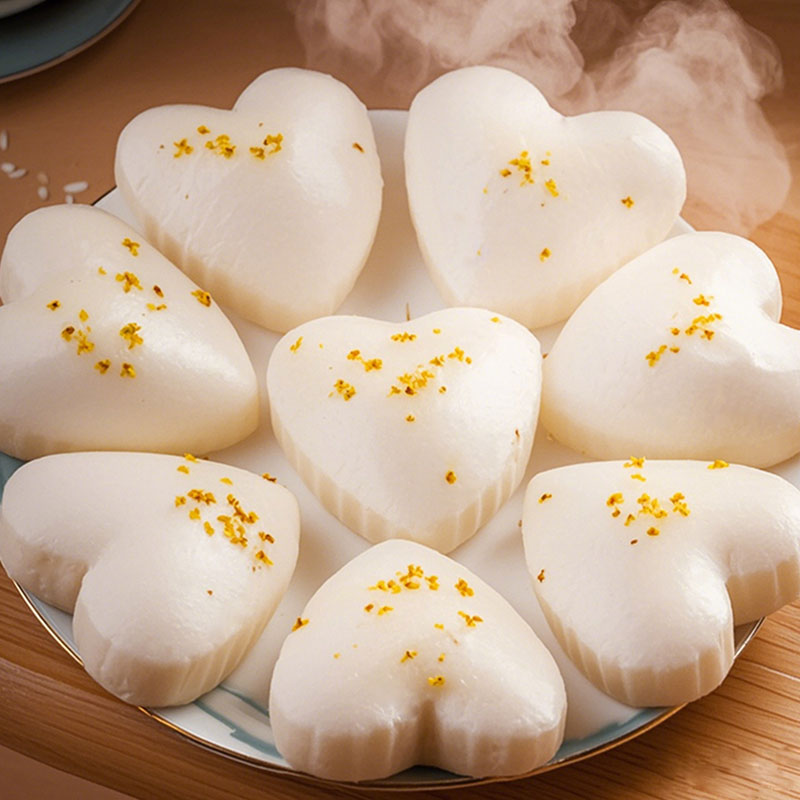 爱心桂花糕米糕传统糕点正宗发糕点心即食蒸糕特色营养顺丰包邮