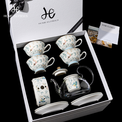 家榭丽舍「浪漫花屿」咖啡杯高档英式下午茶茶具套装新婚礼物乔迁