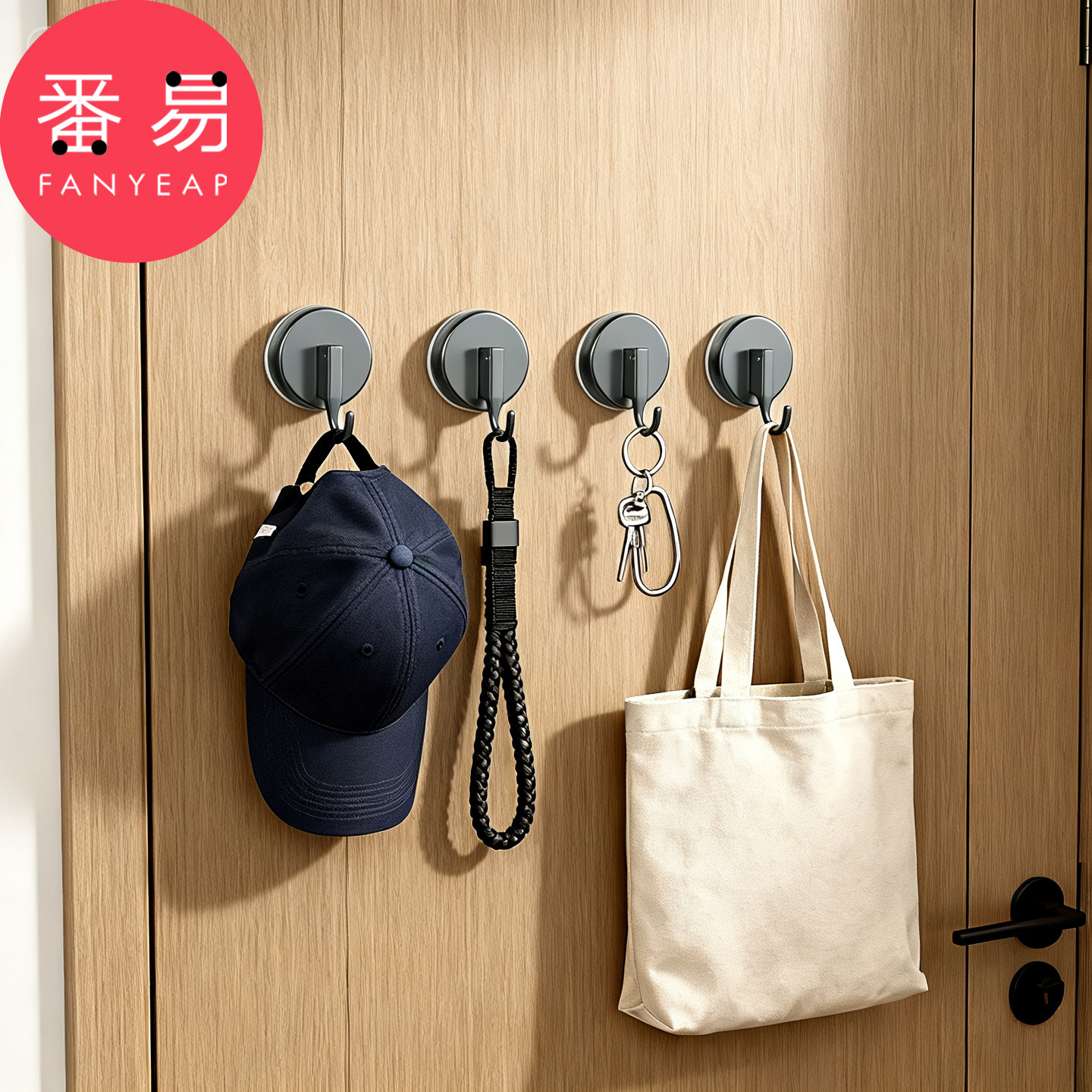 挂钩/吸盘E1pn008-免打孔吸盘挂钩厨房门后浴室卫生间墙壁粘钩图片