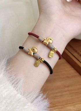 2026马上有钱小马手链古法本命年