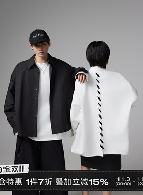 INSOMNIA失眠者【清仓】龙骨高级感小众设计情侣宽松百搭衬衫男女