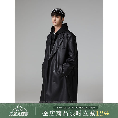 2024秋冬原创设计小众高级皮大衣