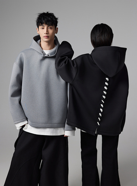 INSOMNIA失眠者原创小众高级设计感龙骨太空棉宽松情侣卫衣男女款