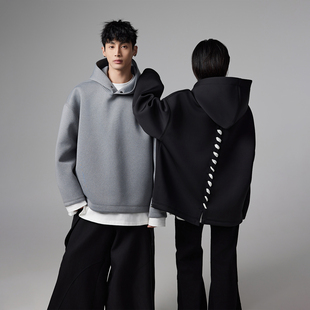 INSOMNIA失眠者原创小众高级设计感龙骨太空棉宽松情侣卫衣男女款