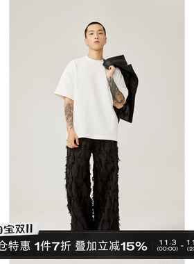 INSOMNIA失眠者 【清仓】垂感直筒裤设计高级感小众复古阔腿裤男