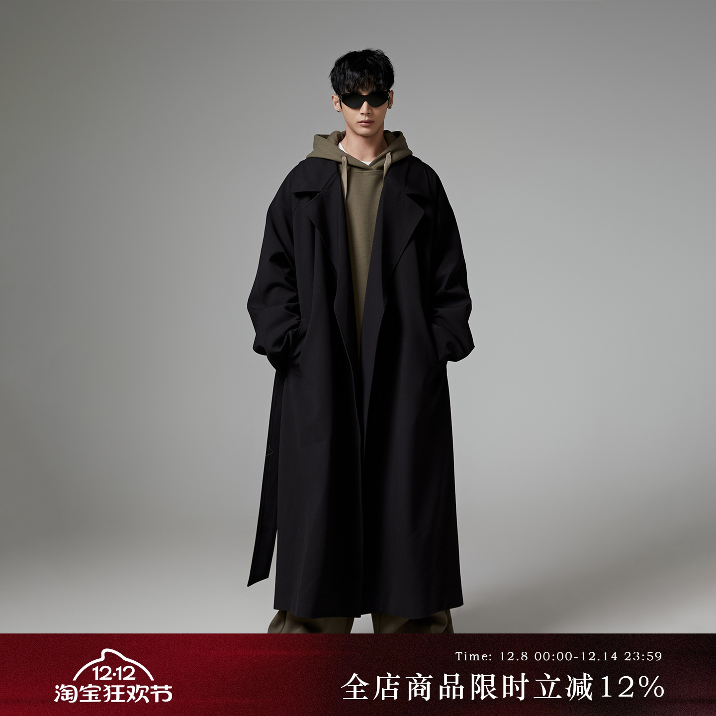 新款长款风衣外套春秋季