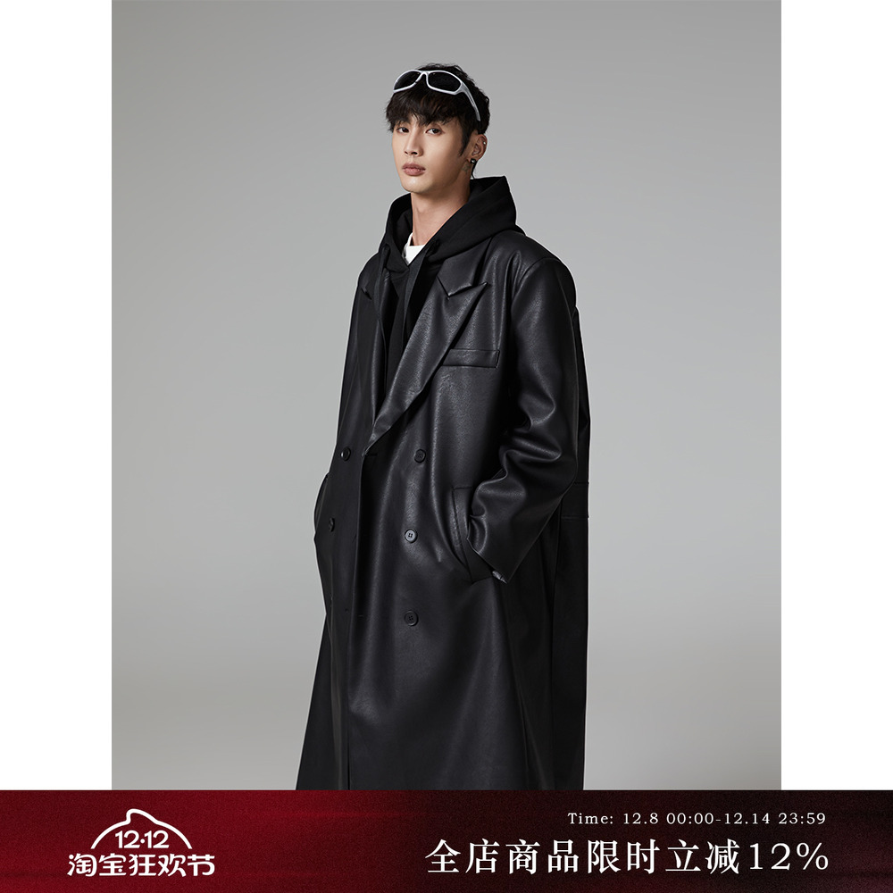 2024秋冬原创设计小众高级皮大衣