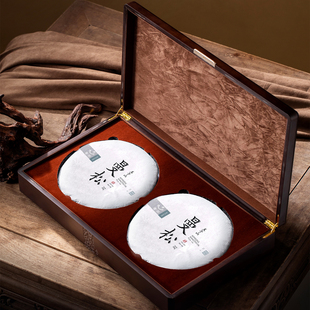 高档木盒普洱茶饼礼盒100克200克357克通用福鼎白茶茶饼包装空盒