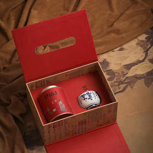 春节新款茶叶包装盒空礼盒红茶绿茶岩茶半斤铁罐茶叶礼盒装空盒