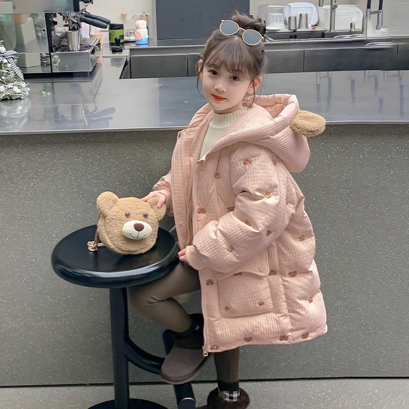 女童棉服冬装2025新款洋气