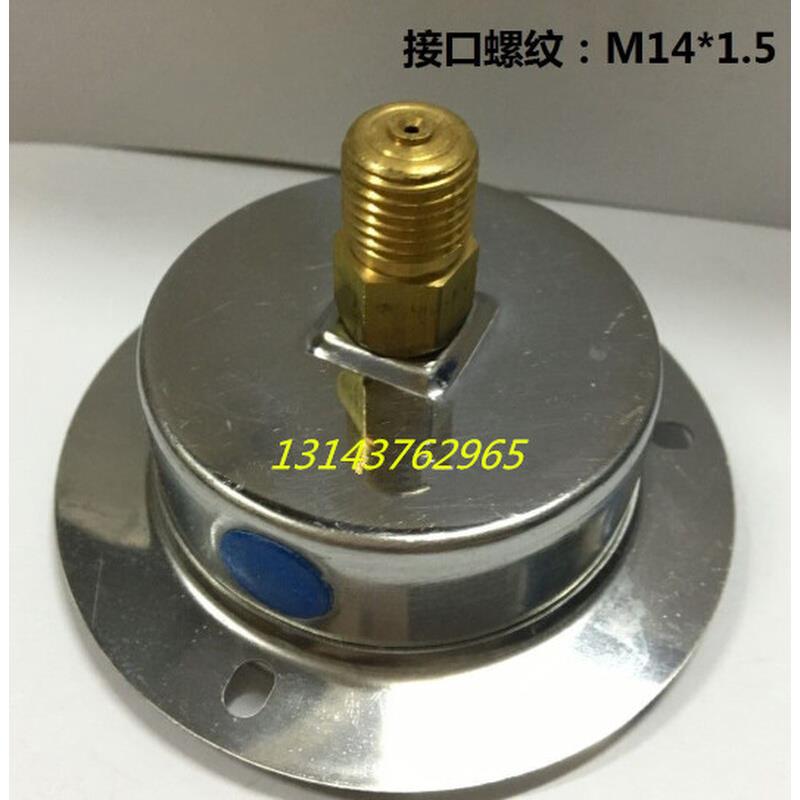 。轴向耐震带边压力表YN-60ZT -0.6MPa 80PSi YTN-60ZT