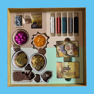 【仙境幽谷桌游收纳套装】Everdell整理代币分装Insert Organizer