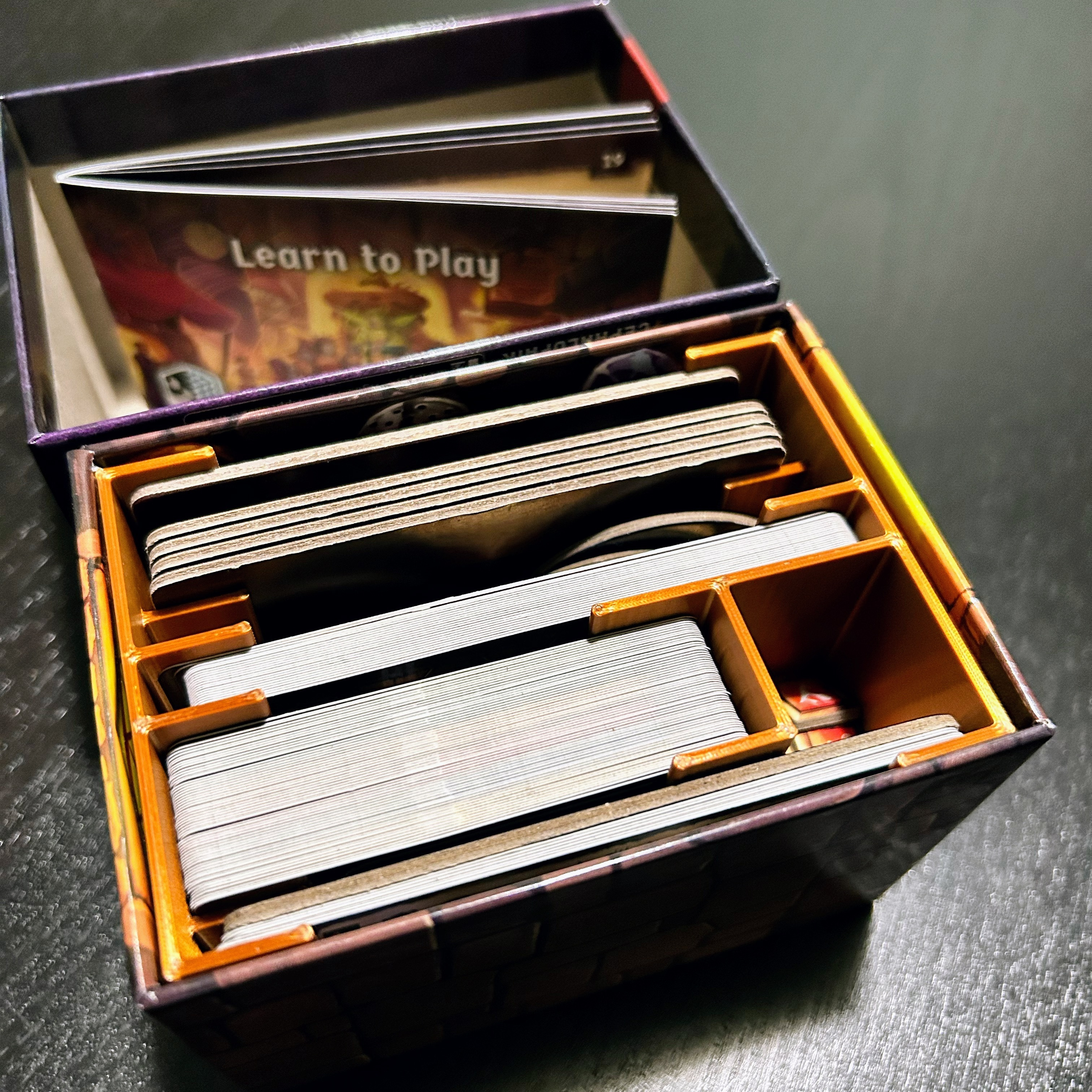 【幽港迷城纽扣与魔虫收纳套装】桌游收纳盒子牌套牌盒token整理