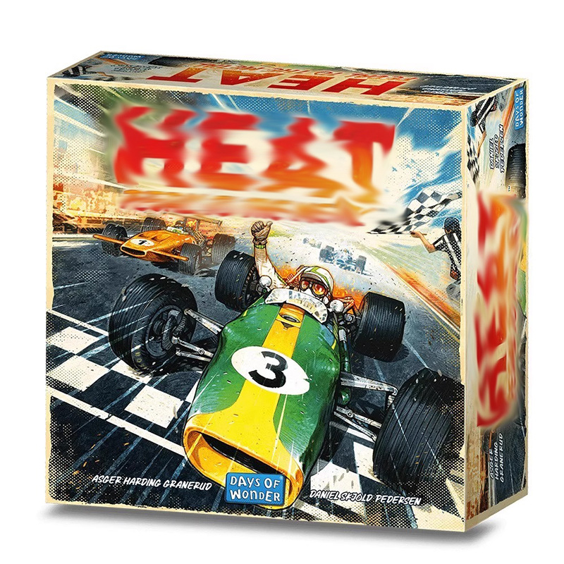 HEAT Pedal to the Metal火爆狂飙赛车桌游策略骰驱竞速主题1-6人