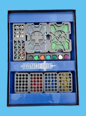 【瘟疫危机桌游收纳套装】Pandemic代币整理Insert Organizer