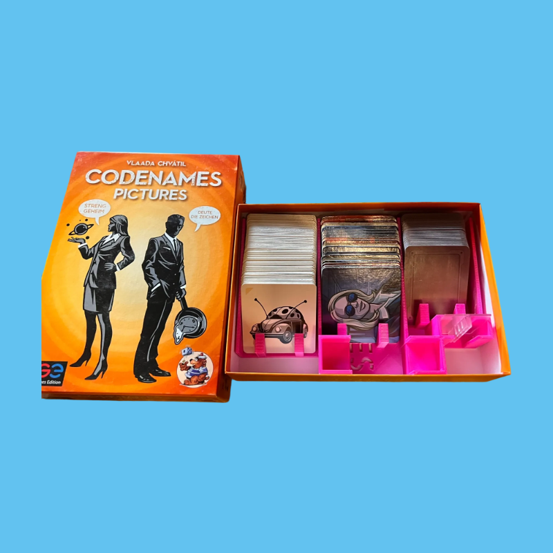 【行动代号收纳套装】Codenames Pictures整理Insert代币Original