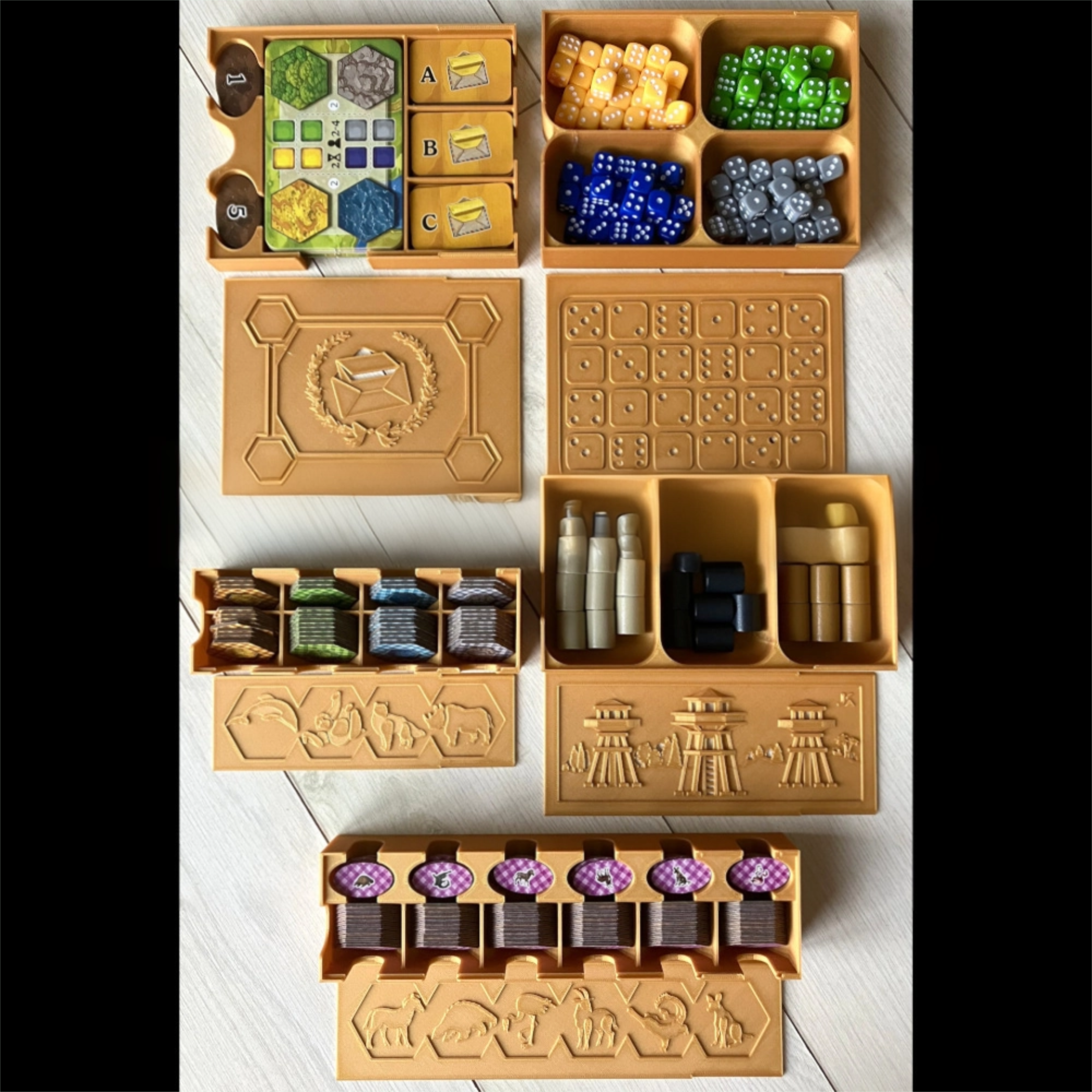 【世外桃源桌游收纳套装】 Spectacular整理储存Insert Organizer