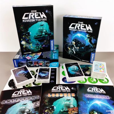 The Crew太空探险队宇航员潜航员中文版桌游卡牌深海任务聚会
