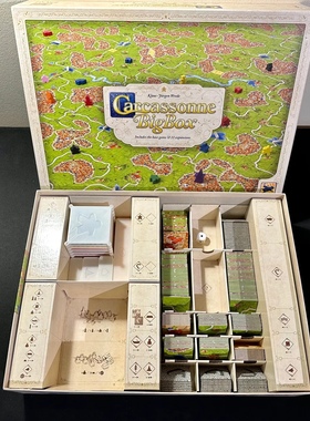 【卡卡颂大盒版桌游收纳套装】 Carcassonne Big Box Organizer