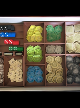 【勃艮第城堡收纳套装】The Castles of Burgundy整理归类神器具