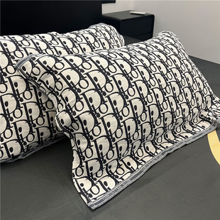 香港玛品mapping枕巾新款全棉六层纱布防污垫巾油头盖巾一对装