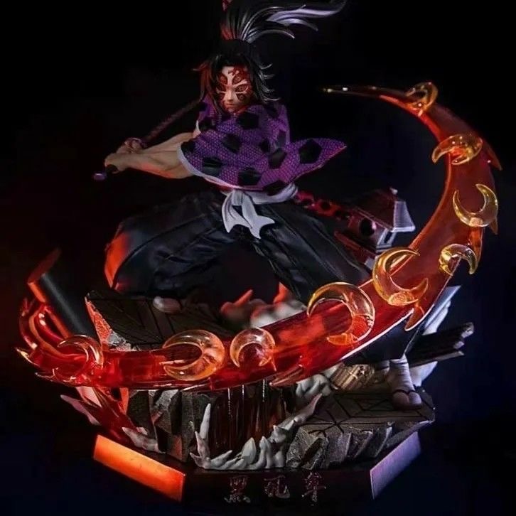 鬼灭之刃 火之呼吸 继国缘一 黑死牟 GK限量雕像手办模型摆件