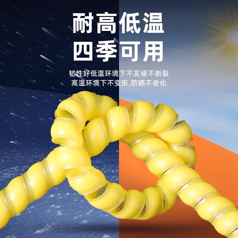 现货速发液压油管螺旋保护套电线电缆软套管包线管洗车高压水管缠