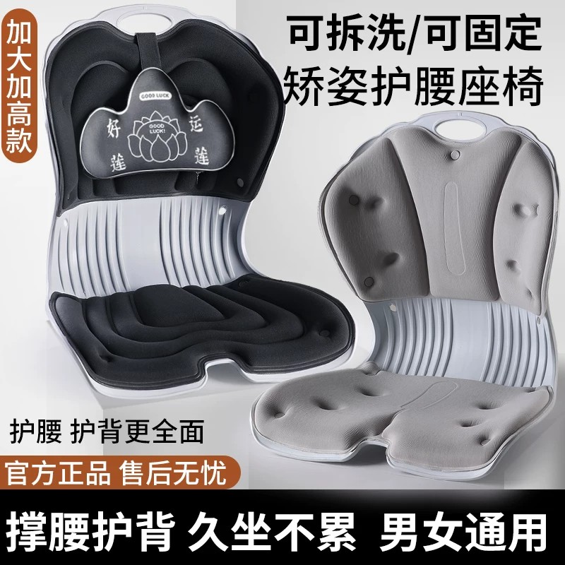 德国护腰座垫办公腰靠背家用人体工学座椅靠背腰托腰靠垫久坐不累