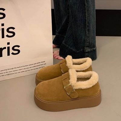 厚底增高勃肯鞋女2025