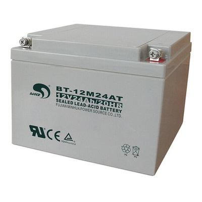 赛特BT-12M24AT蓄电池通用海湾消防主机UPS备用12V24Ah/20hr电池