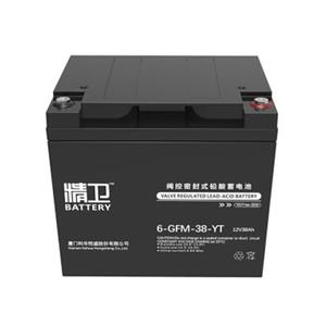 科华蓄6-GFM--YT精卫电池12v24ah EPS后备铅酸储能UPS应急专用