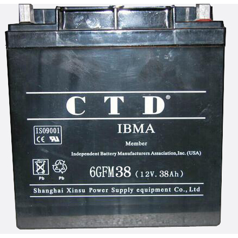CTD蓄电池6GFM-24西替帝12V24AH铅酸免维护基站通信UPS直流屏专用