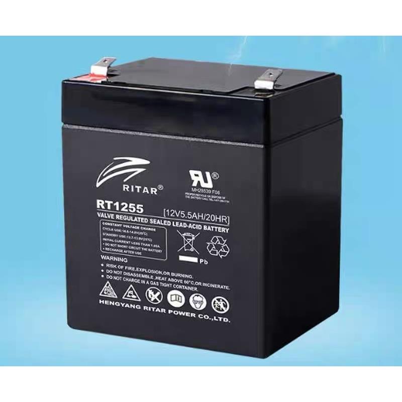RITAR蓄电池12v5.5ah RT1255门禁系统、电梯应急电源/机柜用