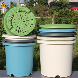 特大号树脂加厚花盆15加仑种果树超大室外大型绿植透气楼顶月季盆