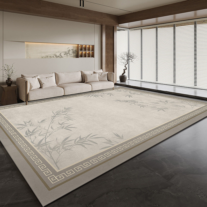 新中式地毯客厅家用禅意茶室书房地垫竹子国风民宿卧室地毯可定制,居家布艺,地毯,淘宝优惠券,粉丝福利购,淘宝优惠卷