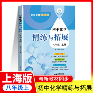 2025新版初中化学精练与拓展八年级上册基础拓展提升能力测试评价初中化学8年级第一学期综合扩展上海市新教材同步上海教育出版社